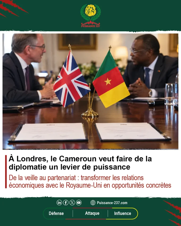 À Londres, le Cameroun veut faire de la diplomatie un levier de puissance