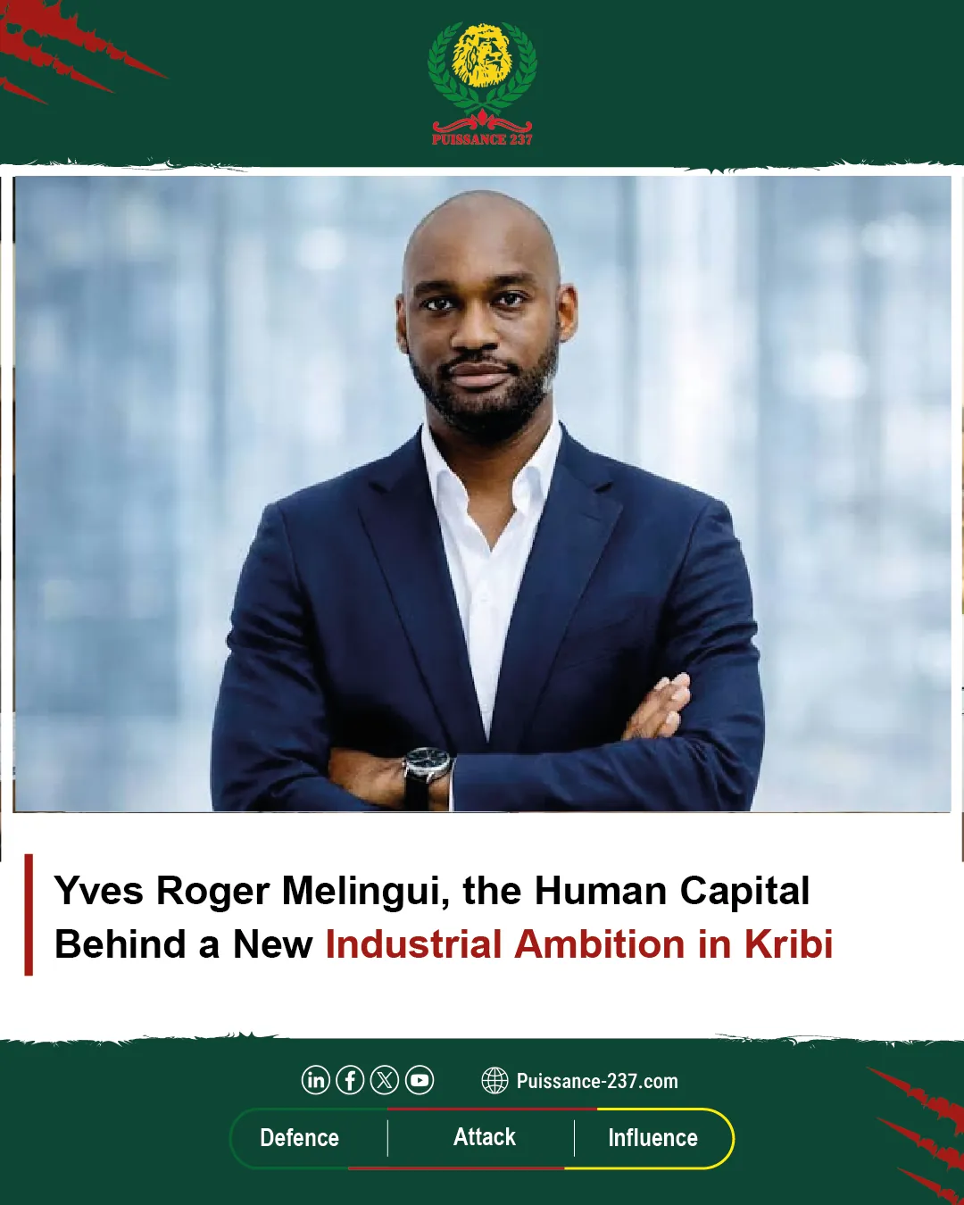 Read more about the article Yves Roger Melingui, the Human Capital Behind a New Industrial Ambition in Kribi